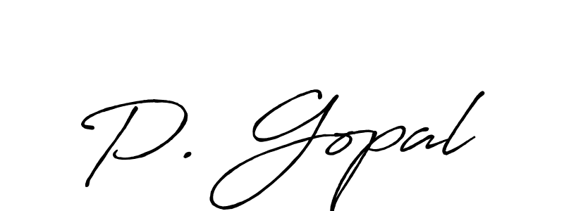 Make a short P. Gopal signature style. Manage your documents anywhere anytime using Antro_Vectra_Bolder. Create and add eSignatures, submit forms, share and send files easily. P. Gopal signature style 7 images and pictures png