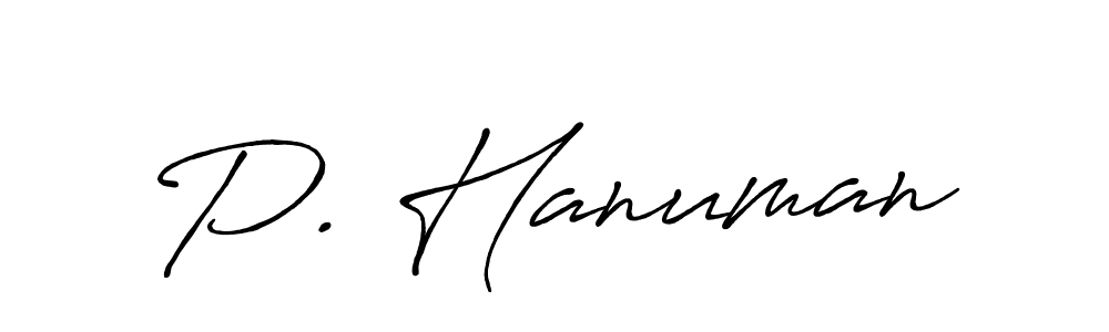 How to make P. Hanuman signature? Antro_Vectra_Bolder is a professional autograph style. Create handwritten signature for P. Hanuman name. P. Hanuman signature style 7 images and pictures png
