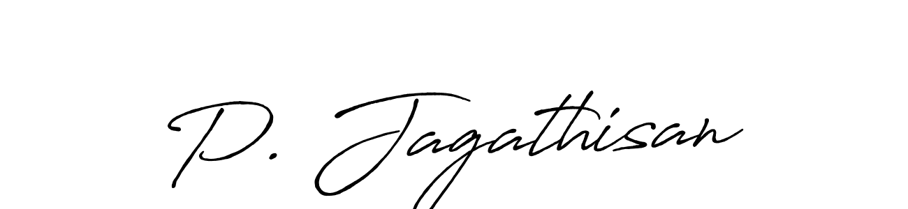 P. Jagathisan stylish signature style. Best Handwritten Sign (Antro_Vectra_Bolder) for my name. Handwritten Signature Collection Ideas for my name P. Jagathisan. P. Jagathisan signature style 7 images and pictures png