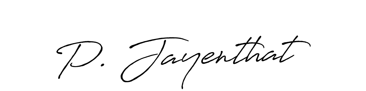 How to make P. Jayenthat signature? Antro_Vectra_Bolder is a professional autograph style. Create handwritten signature for P. Jayenthat name. P. Jayenthat signature style 7 images and pictures png