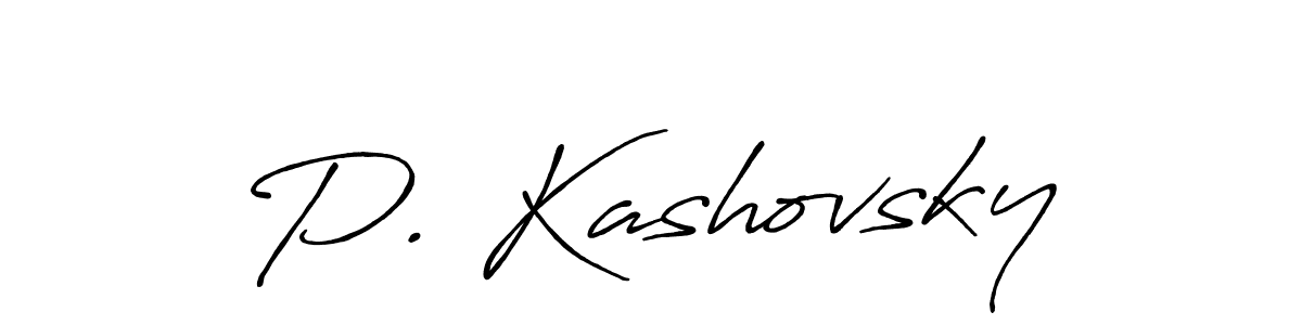 Also we have P. Kashovsky name is the best signature style. Create professional handwritten signature collection using Antro_Vectra_Bolder autograph style. P. Kashovsky signature style 7 images and pictures png