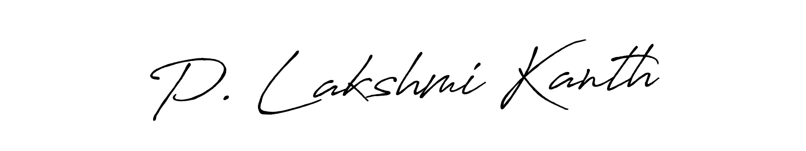 You can use this online signature creator to create a handwritten signature for the name P. Lakshmi Kanth. This is the best online autograph maker. P. Lakshmi Kanth signature style 7 images and pictures png