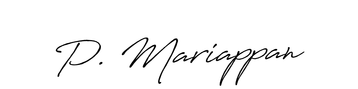 Once you've used our free online signature maker to create your best signature Antro_Vectra_Bolder style, it's time to enjoy all of the benefits that P. Mariappan name signing documents. P. Mariappan signature style 7 images and pictures png