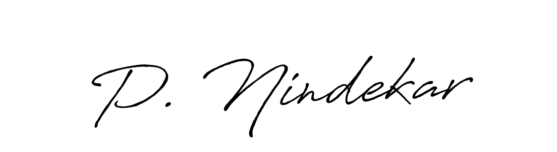 How to Draw P. Nindekar signature style? Antro_Vectra_Bolder is a latest design signature styles for name P. Nindekar. P. Nindekar signature style 7 images and pictures png