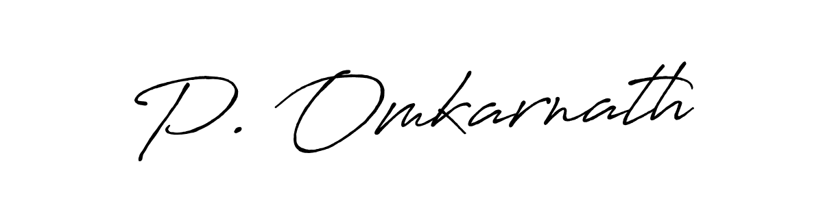 if you are searching for the best signature style for your name P. Omkarnath. so please give up your signature search. here we have designed multiple signature styles  using Antro_Vectra_Bolder. P. Omkarnath signature style 7 images and pictures png