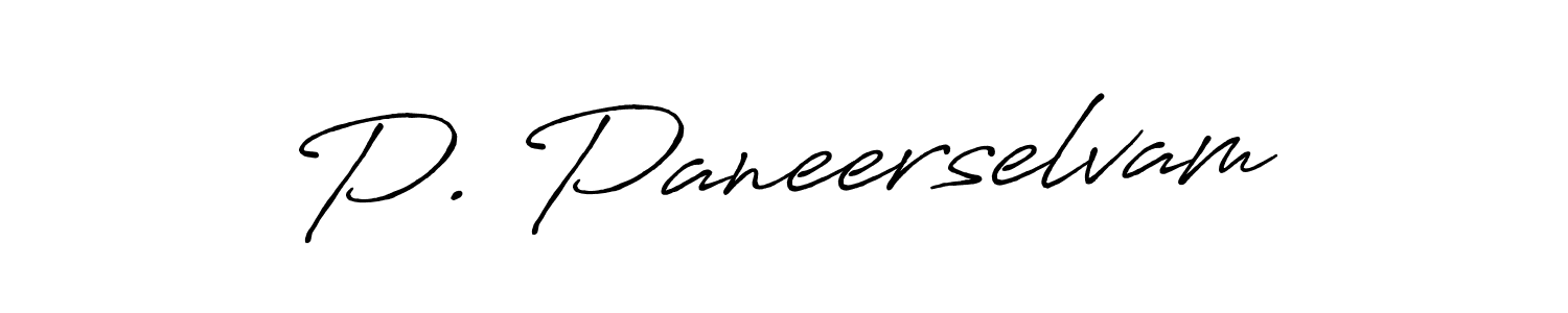 It looks lik you need a new signature style for name P. Paneerselvam. Design unique handwritten (Antro_Vectra_Bolder) signature with our free signature maker in just a few clicks. P. Paneerselvam signature style 7 images and pictures png