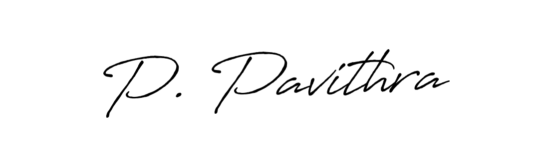 You should practise on your own different ways (Antro_Vectra_Bolder) to write your name (P. Pavithra) in signature. don't let someone else do it for you. P. Pavithra signature style 7 images and pictures png