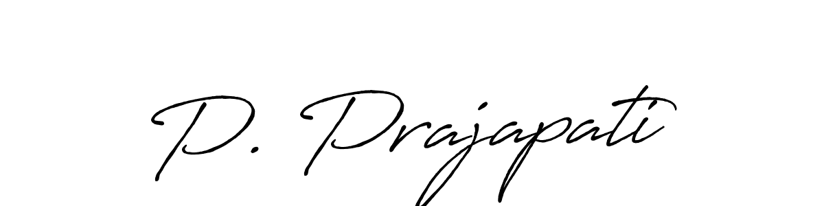 Best and Professional Signature Style for P. Prajapati. Antro_Vectra_Bolder Best Signature Style Collection. P. Prajapati signature style 7 images and pictures png