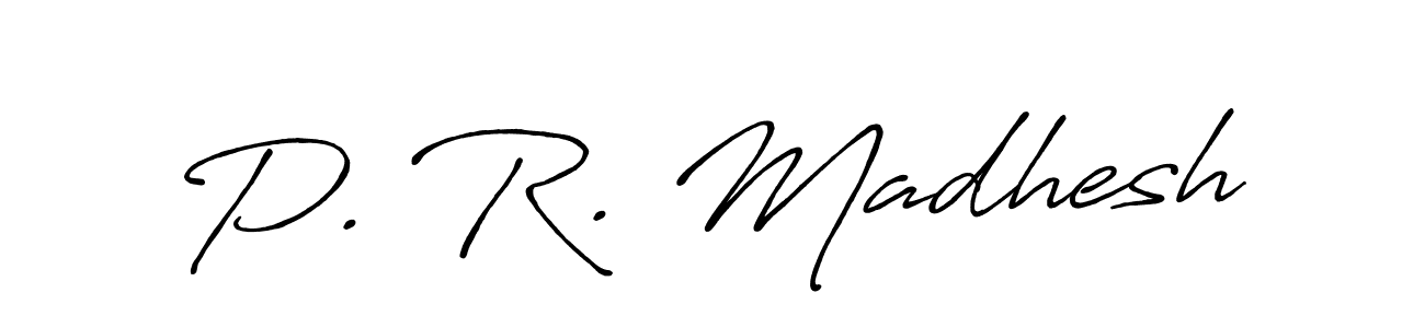 Check out images of Autograph of P. R. Madhesh name. Actor P. R. Madhesh Signature Style. Antro_Vectra_Bolder is a professional sign style online. P. R. Madhesh signature style 7 images and pictures png