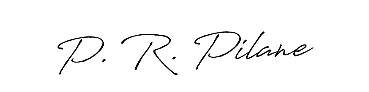 How to make P. R. Pilane signature? Antro_Vectra_Bolder is a professional autograph style. Create handwritten signature for P. R. Pilane name. P. R. Pilane signature style 7 images and pictures png