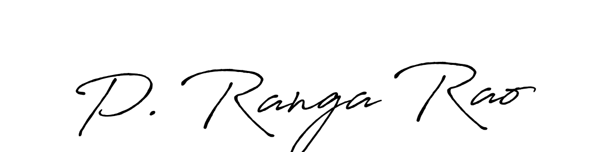 Use a signature maker to create a handwritten signature online. With this signature software, you can design (Antro_Vectra_Bolder) your own signature for name P. Ranga Rao. P. Ranga Rao signature style 7 images and pictures png