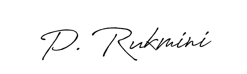 You should practise on your own different ways (Antro_Vectra_Bolder) to write your name (P. Rukmini) in signature. don't let someone else do it for you. P. Rukmini signature style 7 images and pictures png
