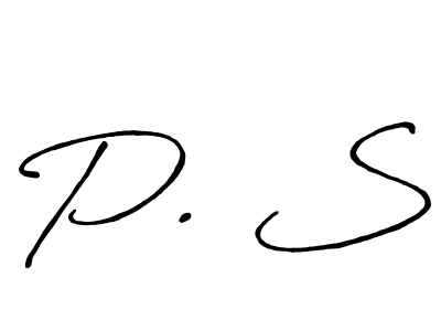 Use a signature maker to create a handwritten signature online. With this signature software, you can design (Antro_Vectra_Bolder) your own signature for name P. S. P. S signature style 7 images and pictures png