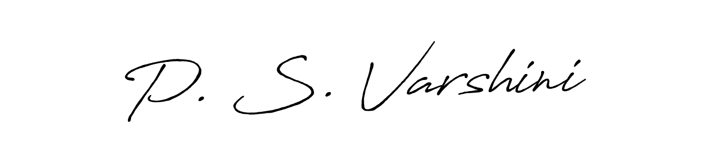 Check out images of Autograph of P. S. Varshini name. Actor P. S. Varshini Signature Style. Antro_Vectra_Bolder is a professional sign style online. P. S. Varshini signature style 7 images and pictures png