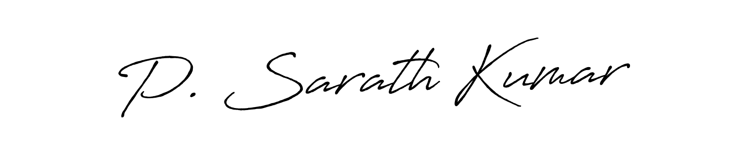 Make a short P. Sarath Kumar signature style. Manage your documents anywhere anytime using Antro_Vectra_Bolder. Create and add eSignatures, submit forms, share and send files easily. P. Sarath Kumar signature style 7 images and pictures png