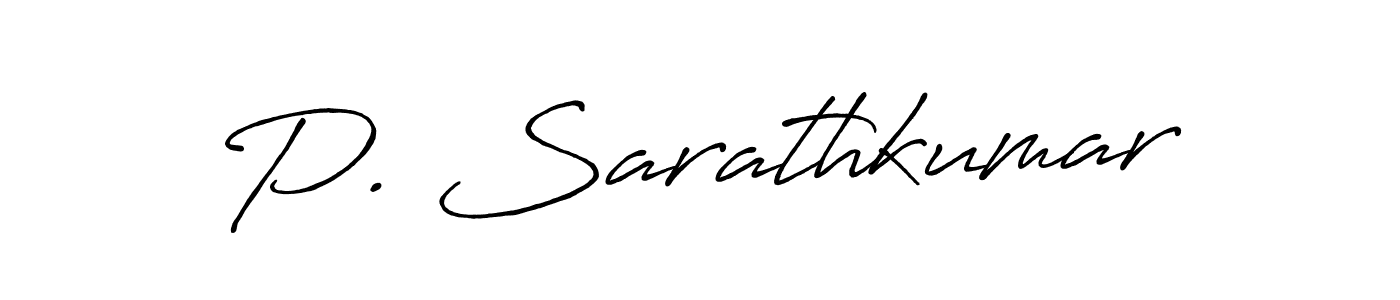 Also we have P. Sarathkumar name is the best signature style. Create professional handwritten signature collection using Antro_Vectra_Bolder autograph style. P. Sarathkumar signature style 7 images and pictures png