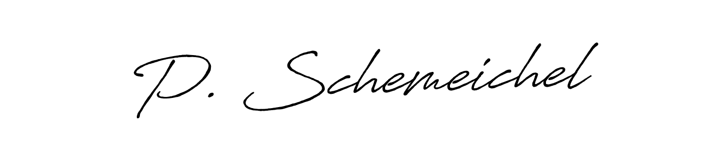 Best and Professional Signature Style for P. Schemeichel. Antro_Vectra_Bolder Best Signature Style Collection. P. Schemeichel signature style 7 images and pictures png