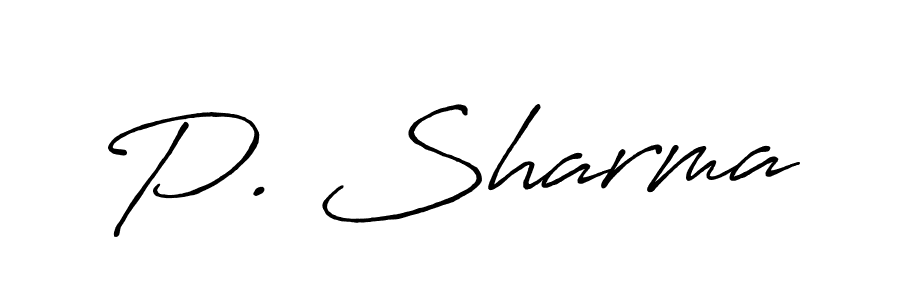 Make a beautiful signature design for name P. Sharma. Use this online signature maker to create a handwritten signature for free. P. Sharma signature style 7 images and pictures png