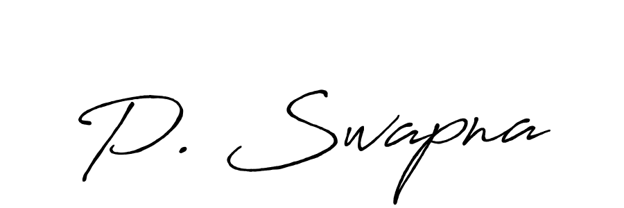 It looks lik you need a new signature style for name P. Swapna. Design unique handwritten (Antro_Vectra_Bolder) signature with our free signature maker in just a few clicks. P. Swapna signature style 7 images and pictures png