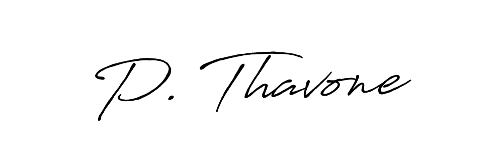 It looks lik you need a new signature style for name P. Thavone. Design unique handwritten (Antro_Vectra_Bolder) signature with our free signature maker in just a few clicks. P. Thavone signature style 7 images and pictures png