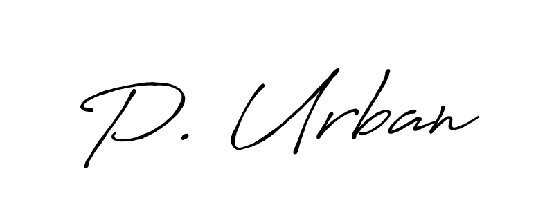 Similarly Antro_Vectra_Bolder is the best handwritten signature design. Signature creator online .You can use it as an online autograph creator for name P. Urban. P. Urban signature style 7 images and pictures png