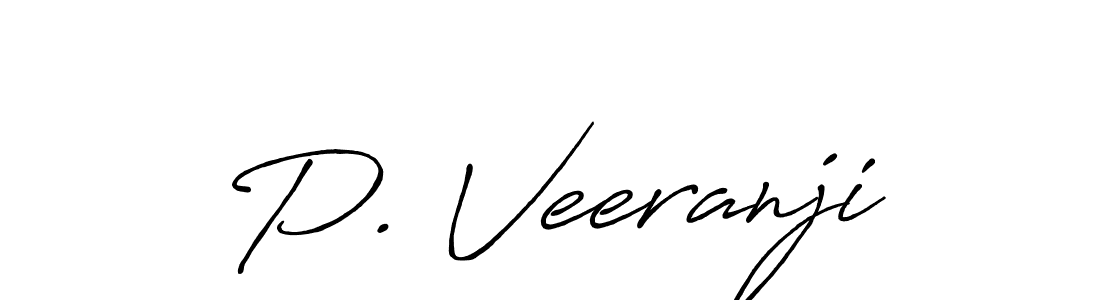 You can use this online signature creator to create a handwritten signature for the name P. Veeranji. This is the best online autograph maker. P. Veeranji signature style 7 images and pictures png