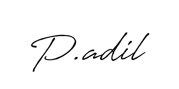 Once you've used our free online signature maker to create your best signature Antro_Vectra_Bolder style, it's time to enjoy all of the benefits that P.adil name signing documents. P.adil signature style 7 images and pictures png