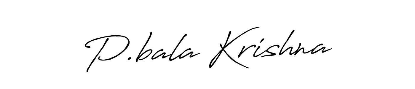 It looks lik you need a new signature style for name P.bala Krishna. Design unique handwritten (Antro_Vectra_Bolder) signature with our free signature maker in just a few clicks. P.bala Krishna signature style 7 images and pictures png