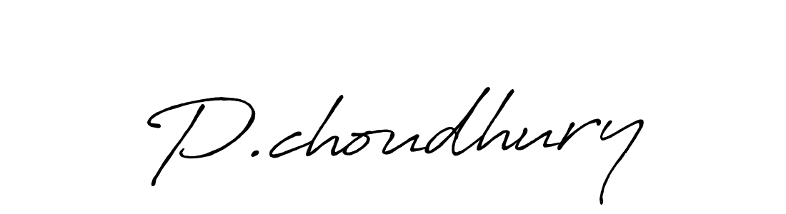 How to Draw P.choudhury signature style? Antro_Vectra_Bolder is a latest design signature styles for name P.choudhury. P.choudhury signature style 7 images and pictures png