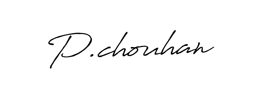 Design your own signature with our free online signature maker. With this signature software, you can create a handwritten (Antro_Vectra_Bolder) signature for name P.chouhan. P.chouhan signature style 7 images and pictures png