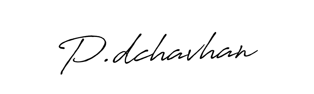 How to make P.dchavhan signature? Antro_Vectra_Bolder is a professional autograph style. Create handwritten signature for P.dchavhan name. P.dchavhan signature style 7 images and pictures png