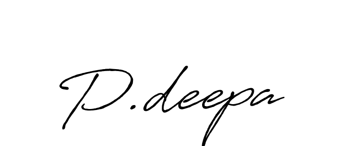 if you are searching for the best signature style for your name P.deepa. so please give up your signature search. here we have designed multiple signature styles  using Antro_Vectra_Bolder. P.deepa signature style 7 images and pictures png