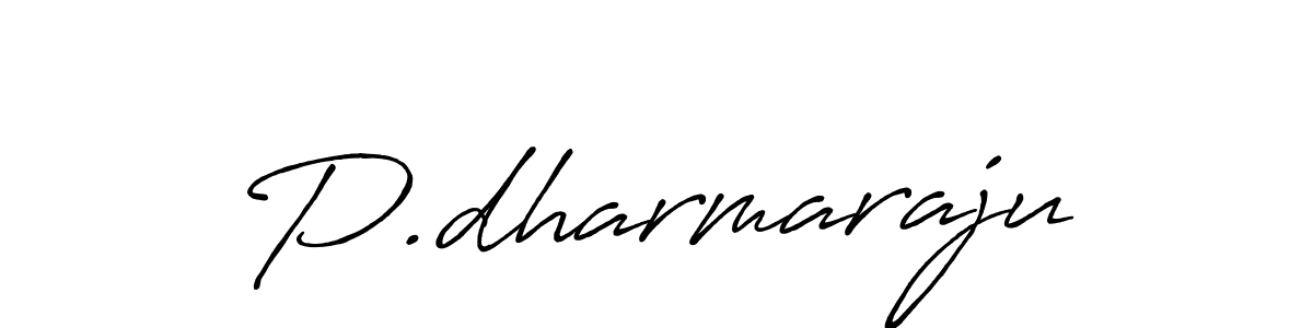 Also we have P.dharmaraju name is the best signature style. Create professional handwritten signature collection using Antro_Vectra_Bolder autograph style. P.dharmaraju signature style 7 images and pictures png