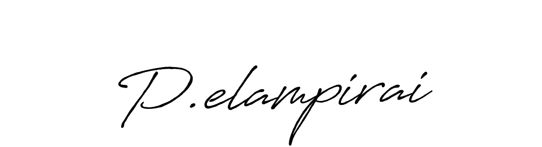 Also we have P.elampirai name is the best signature style. Create professional handwritten signature collection using Antro_Vectra_Bolder autograph style. P.elampirai signature style 7 images and pictures png