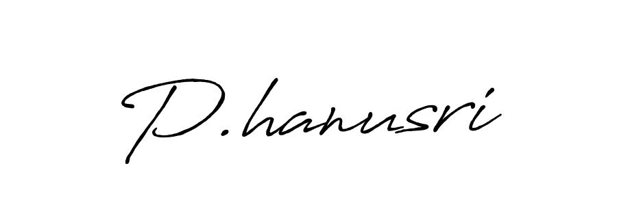 Similarly Antro_Vectra_Bolder is the best handwritten signature design. Signature creator online .You can use it as an online autograph creator for name P.hanusri. P.hanusri signature style 7 images and pictures png