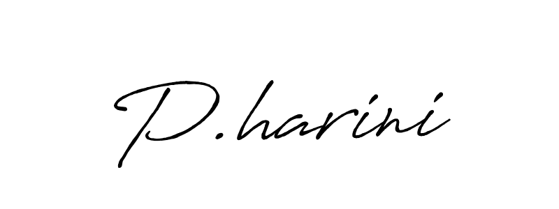 Make a beautiful signature design for name P.harini. Use this online signature maker to create a handwritten signature for free. P.harini signature style 7 images and pictures png