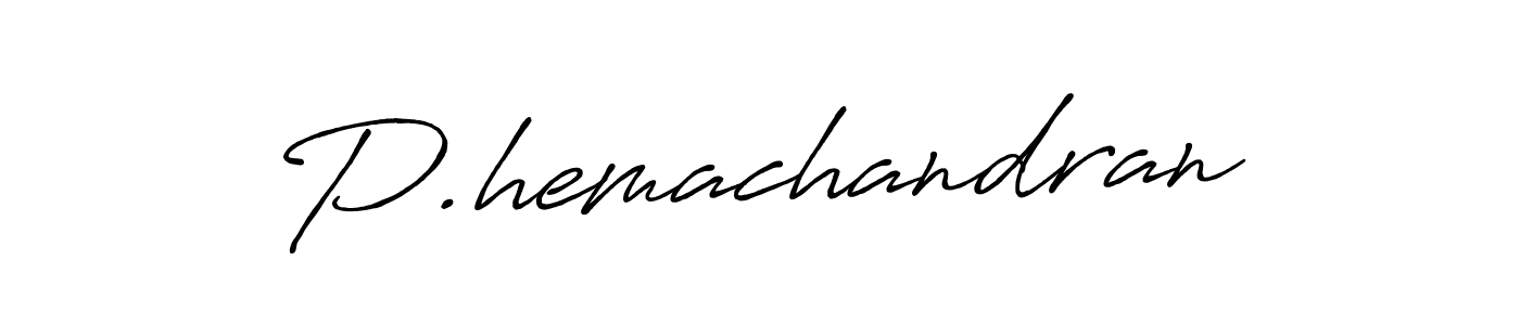 Make a beautiful signature design for name P.hemachandran. Use this online signature maker to create a handwritten signature for free. P.hemachandran signature style 7 images and pictures png