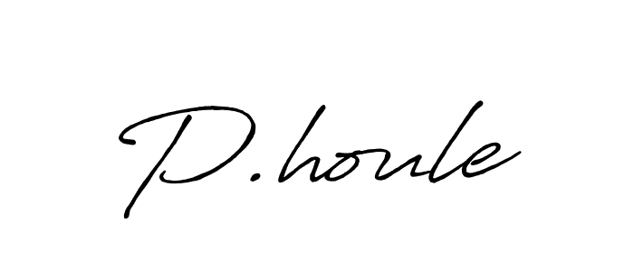 Use a signature maker to create a handwritten signature online. With this signature software, you can design (Antro_Vectra_Bolder) your own signature for name P.houle. P.houle signature style 7 images and pictures png