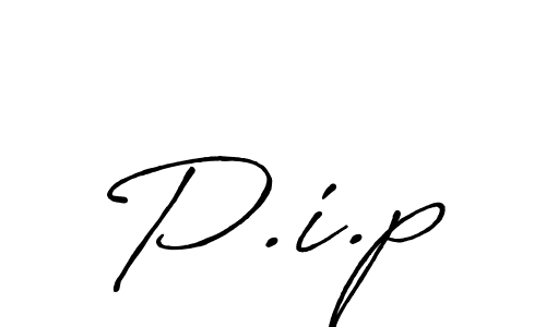 Also You can easily find your signature by using the search form. We will create P.i.p name handwritten signature images for you free of cost using Antro_Vectra_Bolder sign style. P.i.p signature style 7 images and pictures png