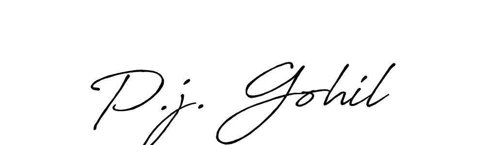 Once you've used our free online signature maker to create your best signature Antro_Vectra_Bolder style, it's time to enjoy all of the benefits that P.j. Gohil name signing documents. P.j. Gohil signature style 7 images and pictures png