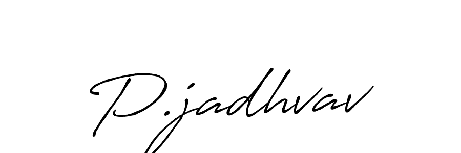 How to Draw P.jadhvav signature style? Antro_Vectra_Bolder is a latest design signature styles for name P.jadhvav. P.jadhvav signature style 7 images and pictures png