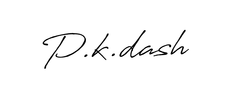 Use a signature maker to create a handwritten signature online. With this signature software, you can design (Antro_Vectra_Bolder) your own signature for name P.k.dash. P.k.dash signature style 7 images and pictures png