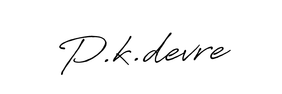 How to make P.k.devre signature? Antro_Vectra_Bolder is a professional autograph style. Create handwritten signature for P.k.devre name. P.k.devre signature style 7 images and pictures png