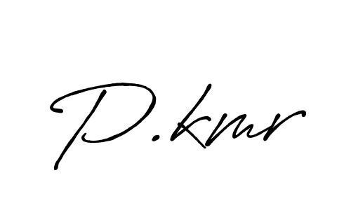 The best way (Antro_Vectra_Bolder) to make a short signature is to pick only two or three words in your name. The name P.kmr include a total of six letters. For converting this name. P.kmr signature style 7 images and pictures png