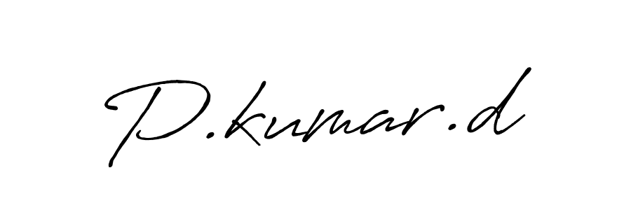 The best way (Antro_Vectra_Bolder) to make a short signature is to pick only two or three words in your name. The name P.kumar.d include a total of six letters. For converting this name. P.kumar.d signature style 7 images and pictures png