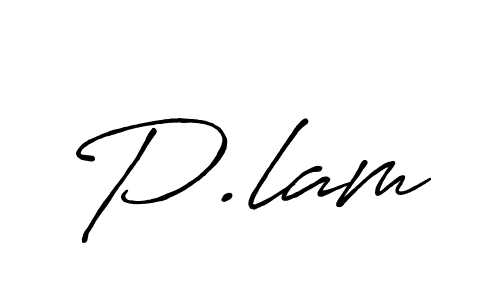 Once you've used our free online signature maker to create your best signature Antro_Vectra_Bolder style, it's time to enjoy all of the benefits that P.lam name signing documents. P.lam signature style 7 images and pictures png