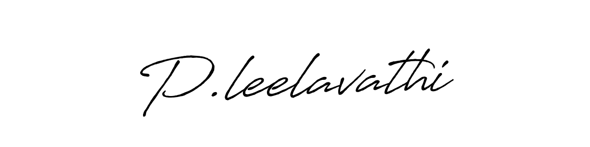 How to make P.leelavathi name signature. Use Antro_Vectra_Bolder style for creating short signs online. This is the latest handwritten sign. P.leelavathi signature style 7 images and pictures png
