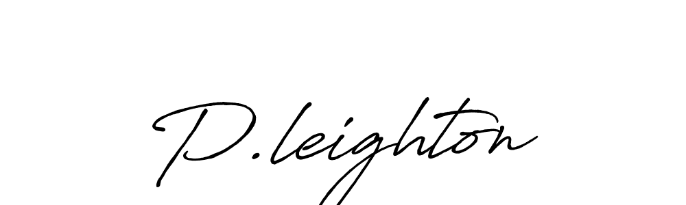 Use a signature maker to create a handwritten signature online. With this signature software, you can design (Antro_Vectra_Bolder) your own signature for name P.leighton. P.leighton signature style 7 images and pictures png