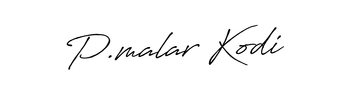 How to make P.malar Kodi name signature. Use Antro_Vectra_Bolder style for creating short signs online. This is the latest handwritten sign. P.malar Kodi signature style 7 images and pictures png