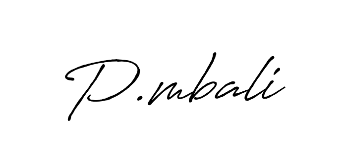 The best way (Antro_Vectra_Bolder) to make a short signature is to pick only two or three words in your name. The name P.mbali include a total of six letters. For converting this name. P.mbali signature style 7 images and pictures png